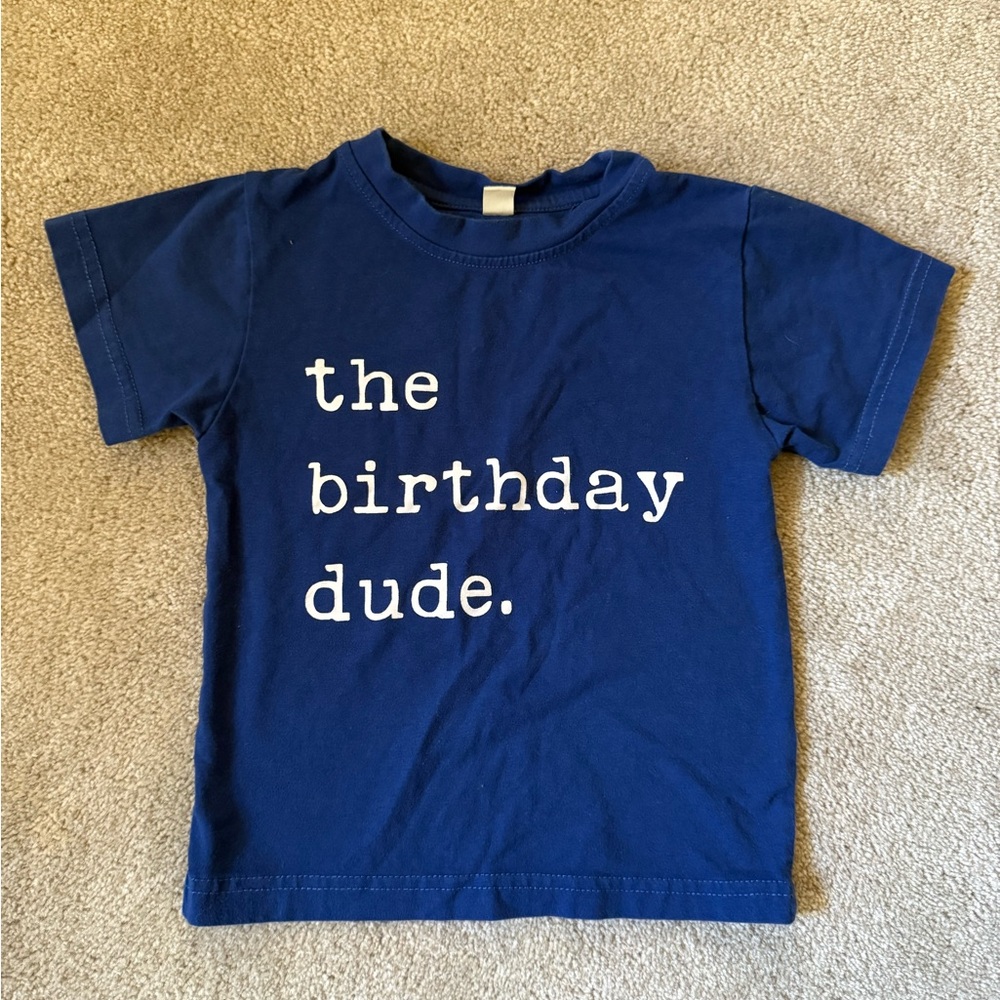 Blue Kids T-Shirt - The Birthday Dude